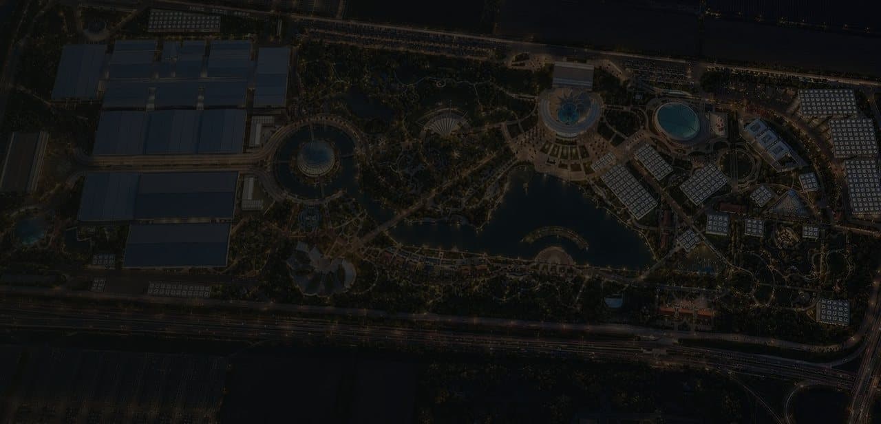 The Antalya EXPO Center at night