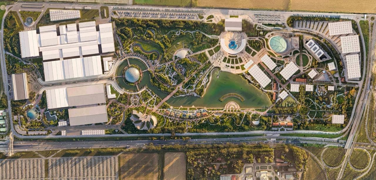 The COP31 site seen from directly above
